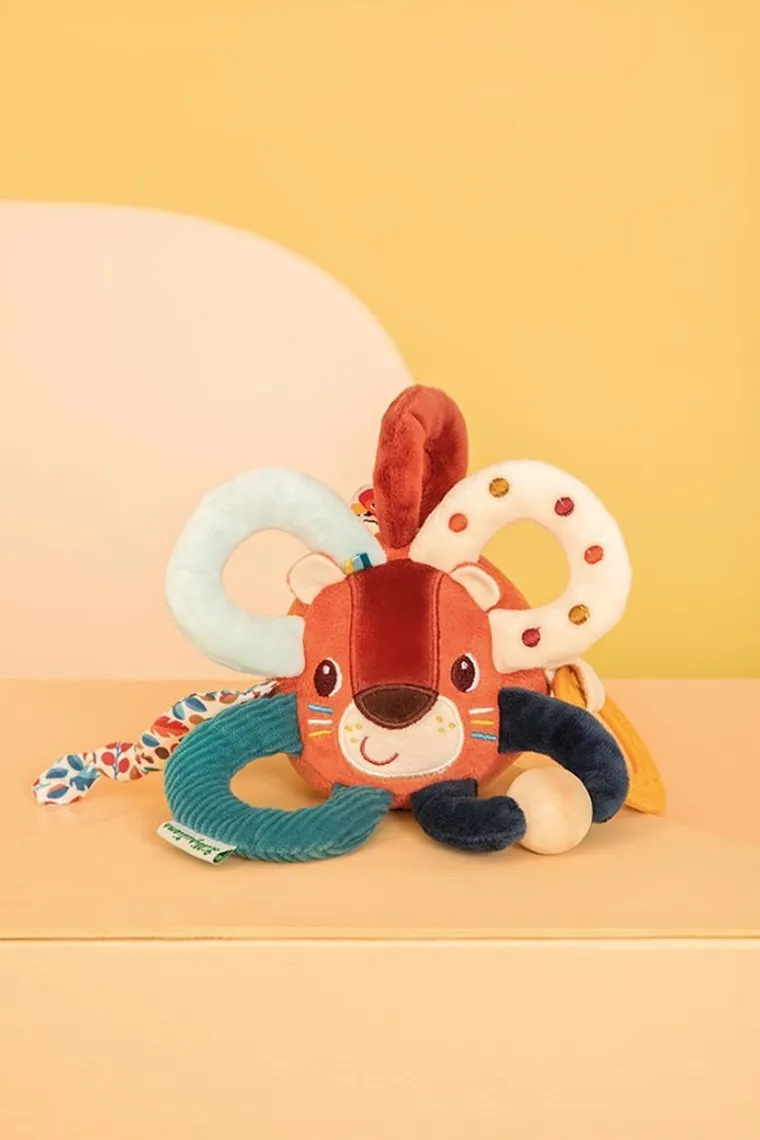 Lilliputiens, Lew Jack, piłeczka aktywizująca, wielofunkcyjna, 3m+