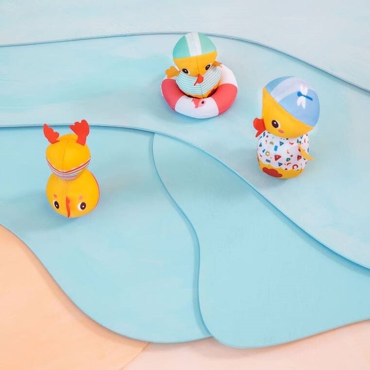 Lilliputiens, Nauka pływania, 3 kaczuszki do kąpieli, 9m+