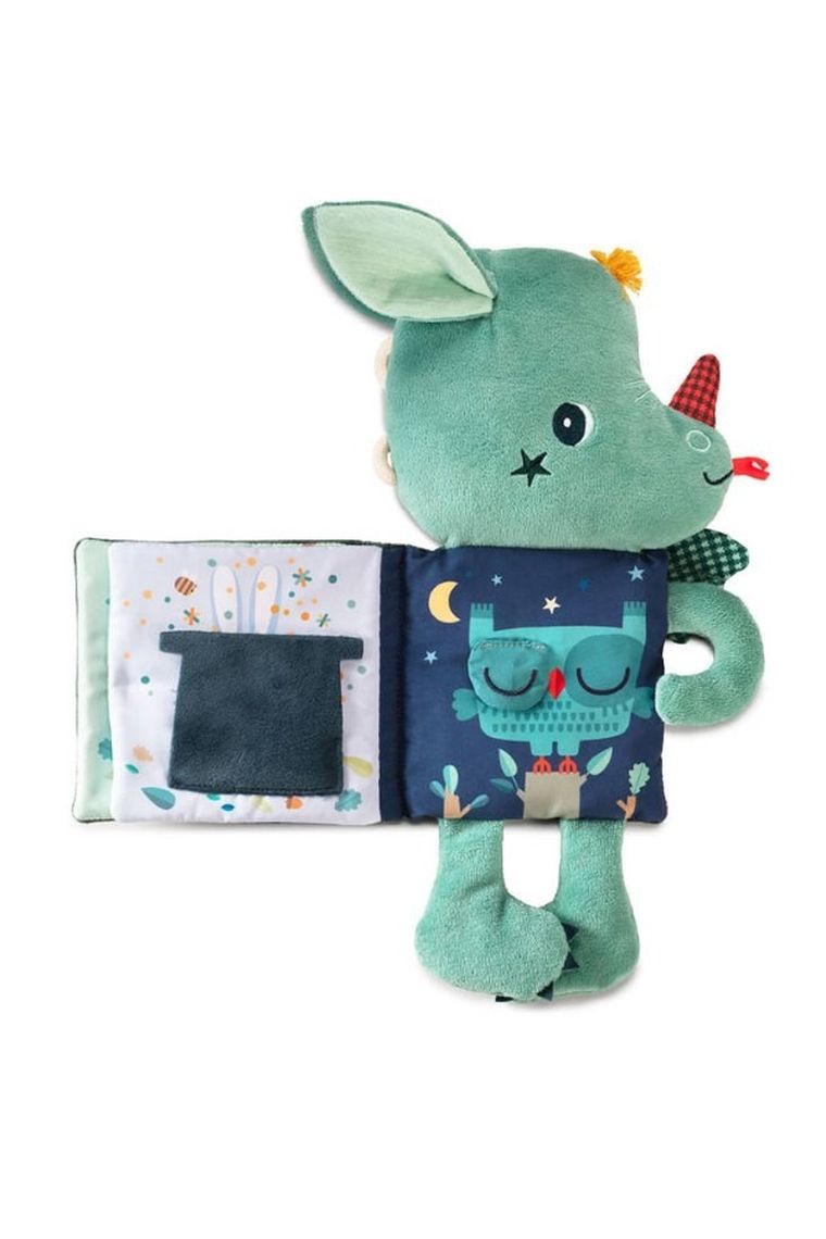 Lilliputiens, Smok Joe, przytulanka z książeczką, 3m+