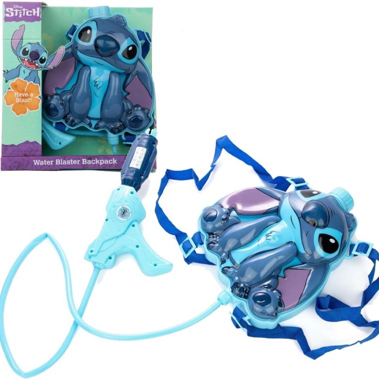 Lilo i Stitch, plecak z pistoletem na wodę