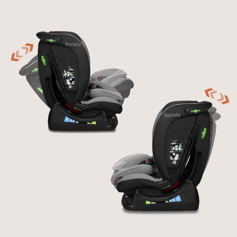 Lionelo, Aart, i-Size, fotelik samochodowy, grey graphite, 40-150 cm
