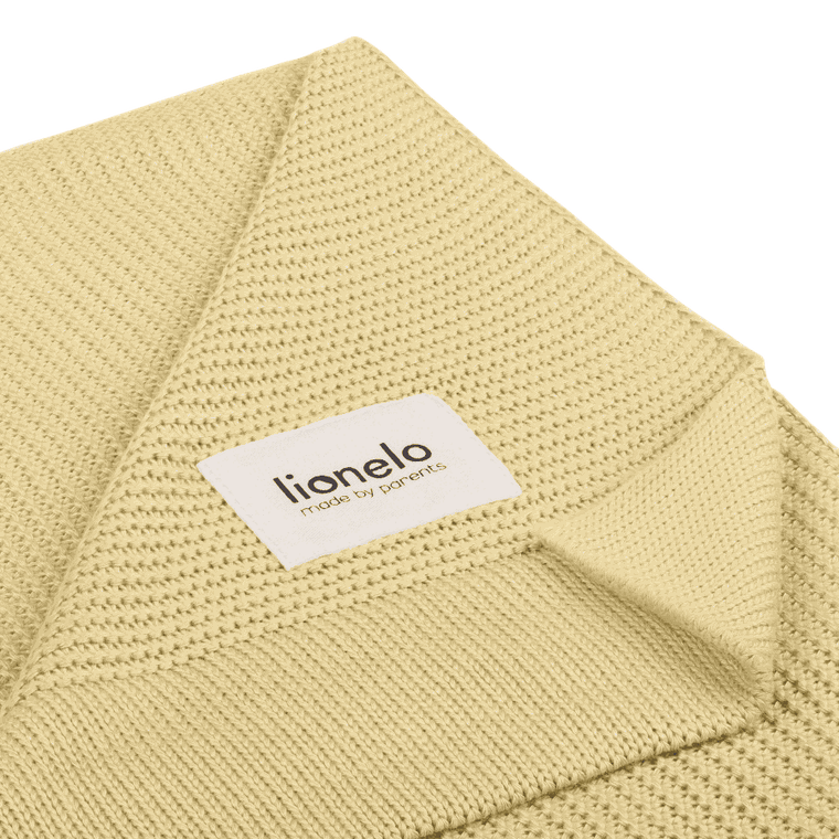 Lionelo, Bamboo Blanket, kocyk bambusowy, Yellow Lemon, 75-100 cm