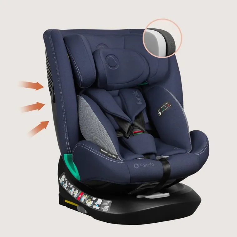 Lionelo, Bastiaan One I-Size, fotelik samochodowy, Blue Navy, 40-150 cm