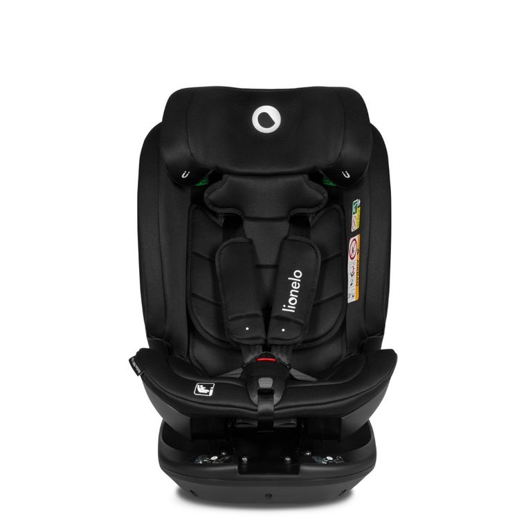 Lionelo, Bastiaan, RWF, I-size, fotelik samochodowy, Black Carbon, 0-36 kg, 40-150 cm