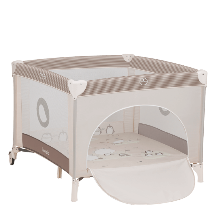 Lionelo, Bonnie, kojec dla dzieci, Beige Sand