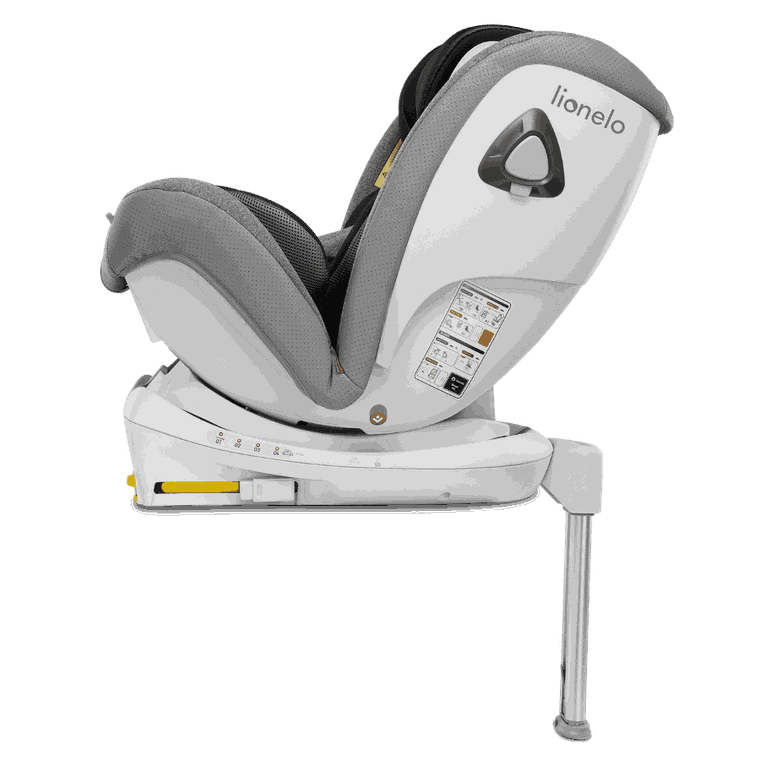 Lionelo, Braam, fotelik samochodowy, 40-150 cm, Grey Stone