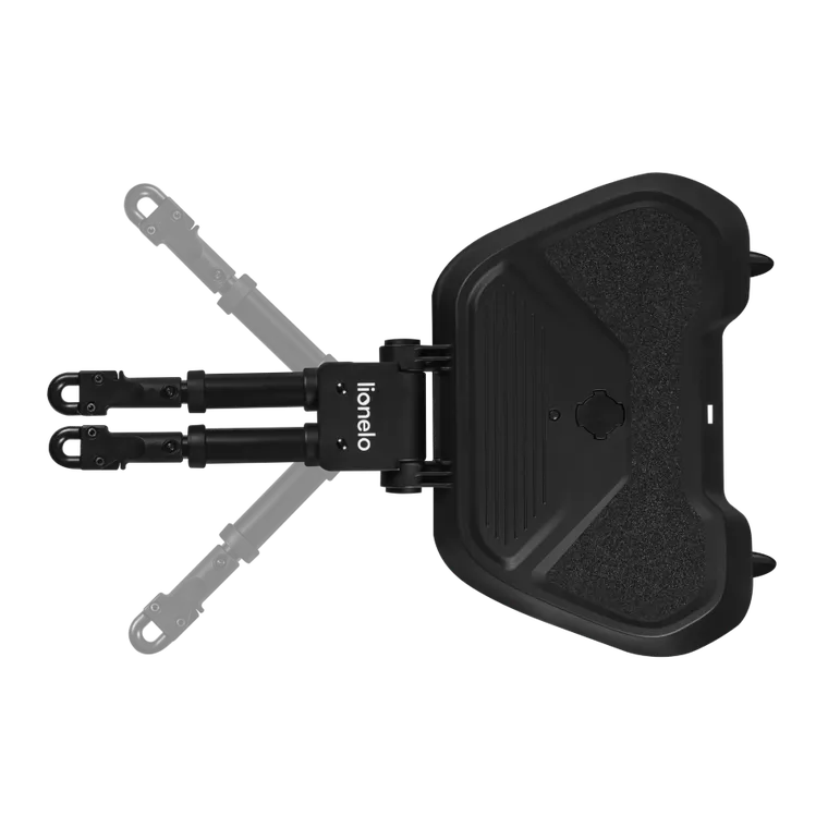 Lionelo, Buggy Board, uniwersalna dostawka do wózka, black onyx