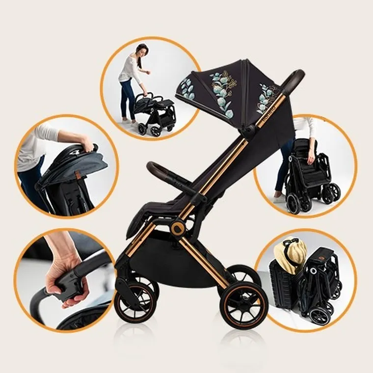 Lionelo, Cloe, wózek spacerowy, Golden Moments