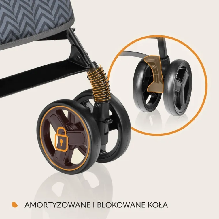 Lionelo, Elia, wózek spacerowy, Graphite