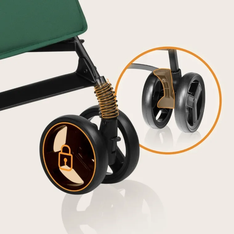 Lionelo, Elia, wózek spacerowy, Green Forest