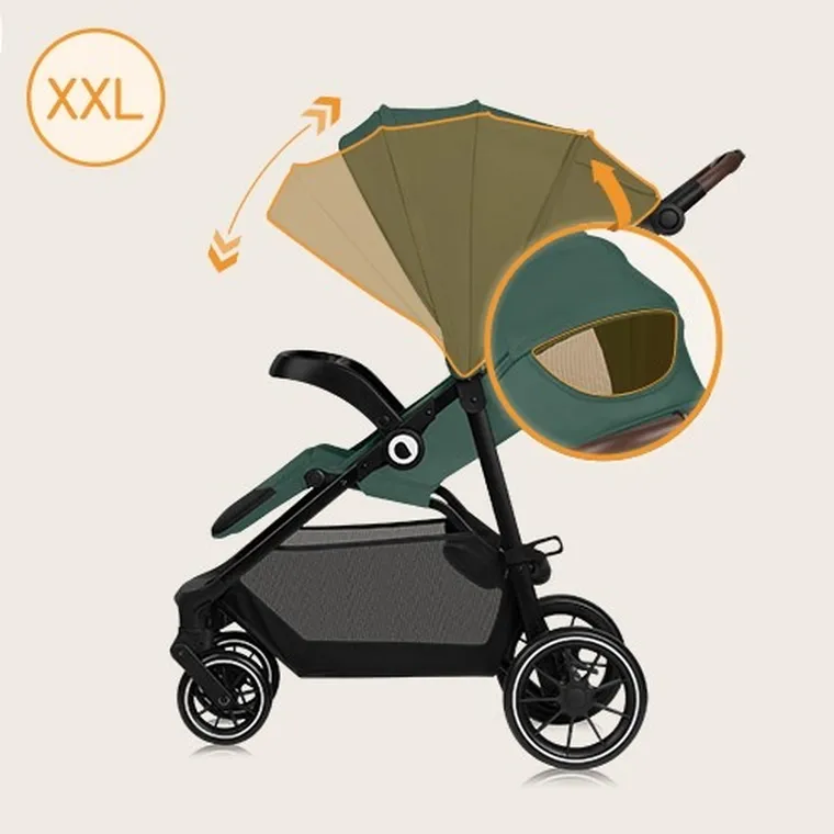 Lionelo, Emma One, wózek spacerowy, Green Forest