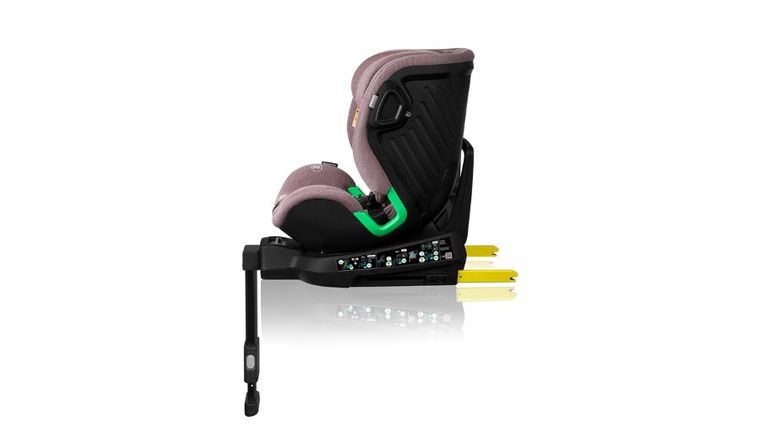 Lionelo, Harmony, I-Size, fotelik samochodowy, Pink Mauve Bamboo, 40-150 cm