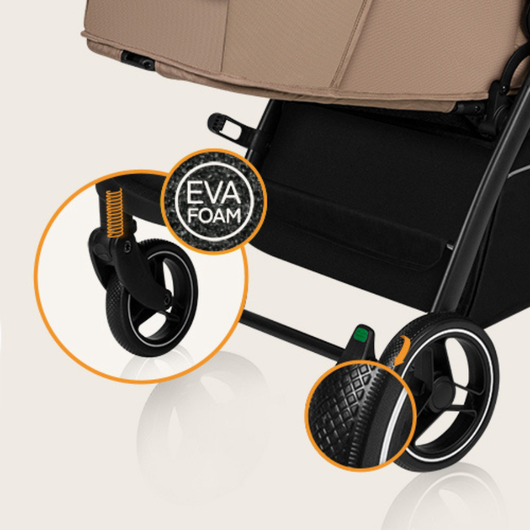 Lionelo, Ingrid, wózek spacerowy, Beige Sand