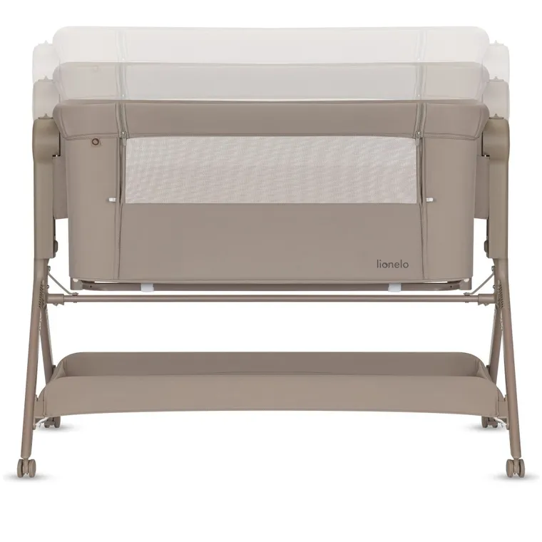Lionelo, Leonie Plus, łóżeczko dostawne, Beige Taupe
