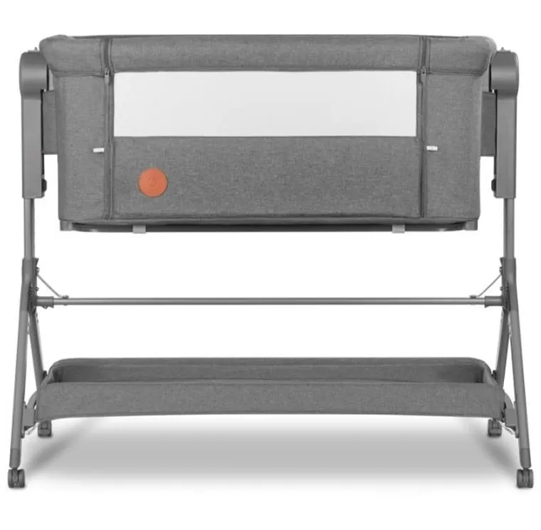 Lionelo, Leonie Plus, łóżeczko dostawne, grey stone