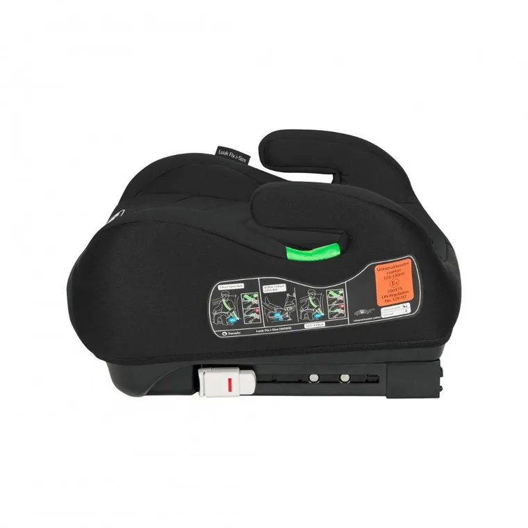 Lionelo, Luuk Fix, I-size, fotelik samochodowy, 125-150 cm, Black Carbon
