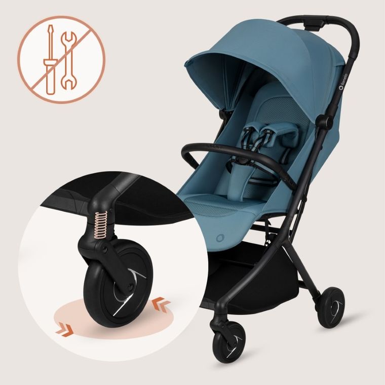 Lionelo, Sia, wózek spacerowy, blue sky