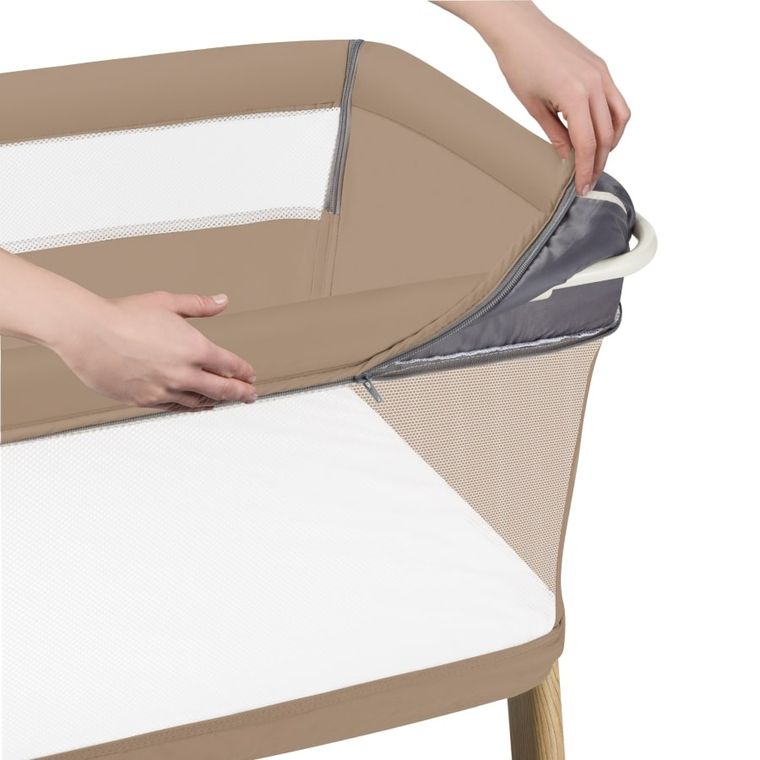 Lionelo, Thomi Plus 5w1, łóżeczko, Beige Carmel