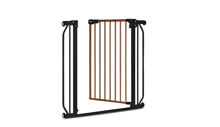 Lionelo, Truus, Slim, bramka ochronna, Black Carbon Natural