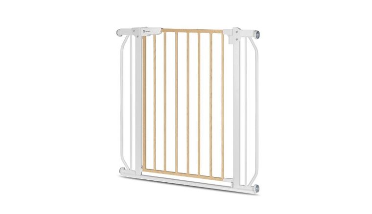 Lionelo, Truus Slim, bramka ochronna, White Natural, 75-105 cm