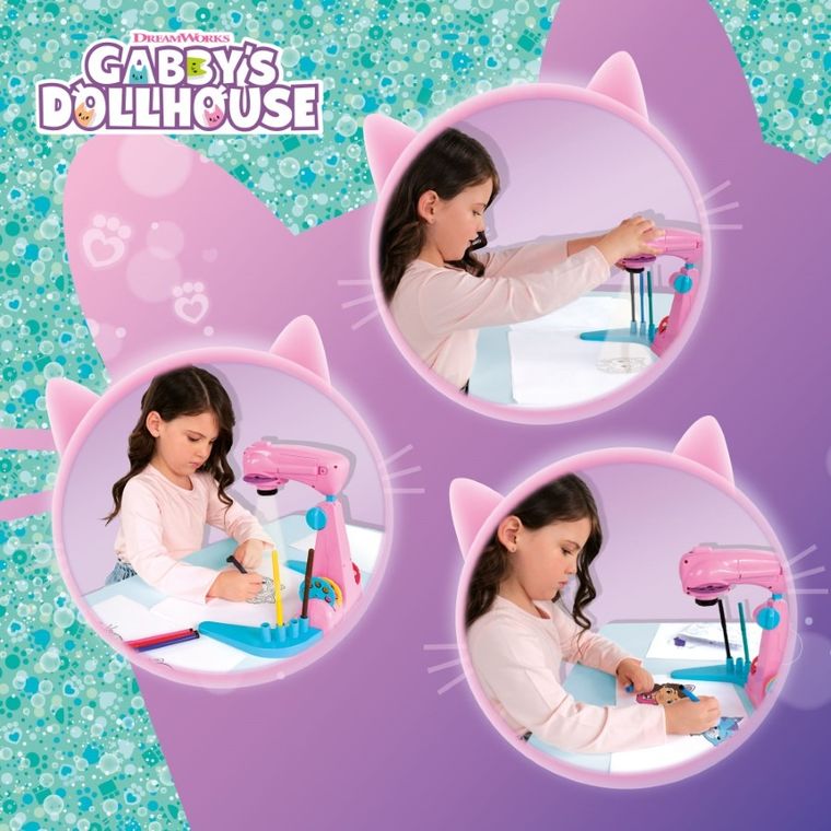 Lisciani, Koci Domek Gabi, Szkoła Rysowania Projektorem, zestaw artystyczny