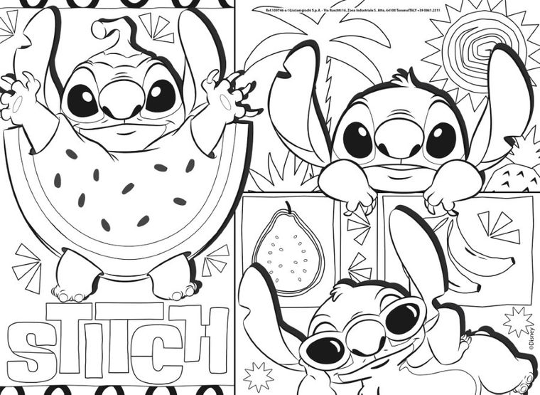 Lisciani, Lilo i Stitch, Maxifloor, puzzle, 4-48 elementów