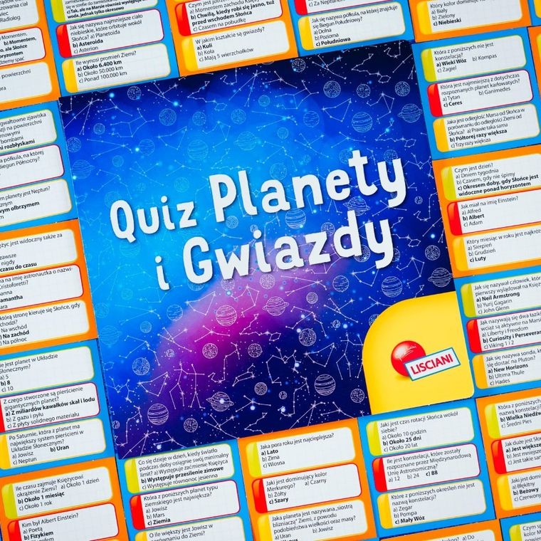 Lisciani, Quiz Planety i Gwiazdy, gra edukacyjna