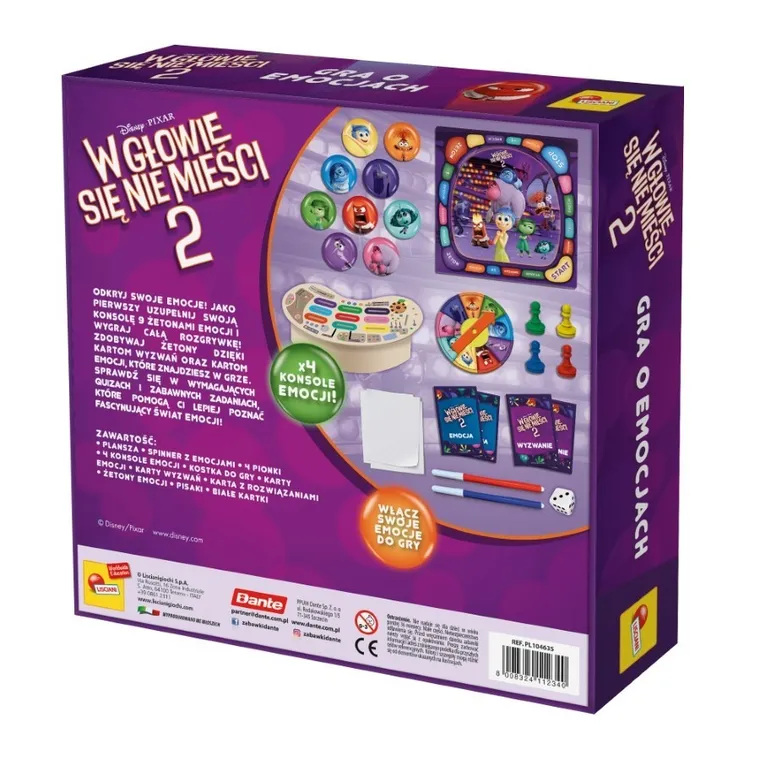 Lisciani, W głowie się nie mieści 2, Gra o emocjach, gra familijna
