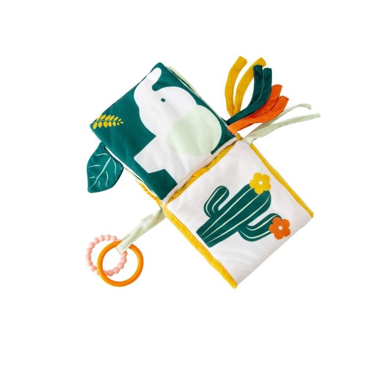 Little Big Friends, pierwsza książeczka aktywizująca 2w1, dżungla