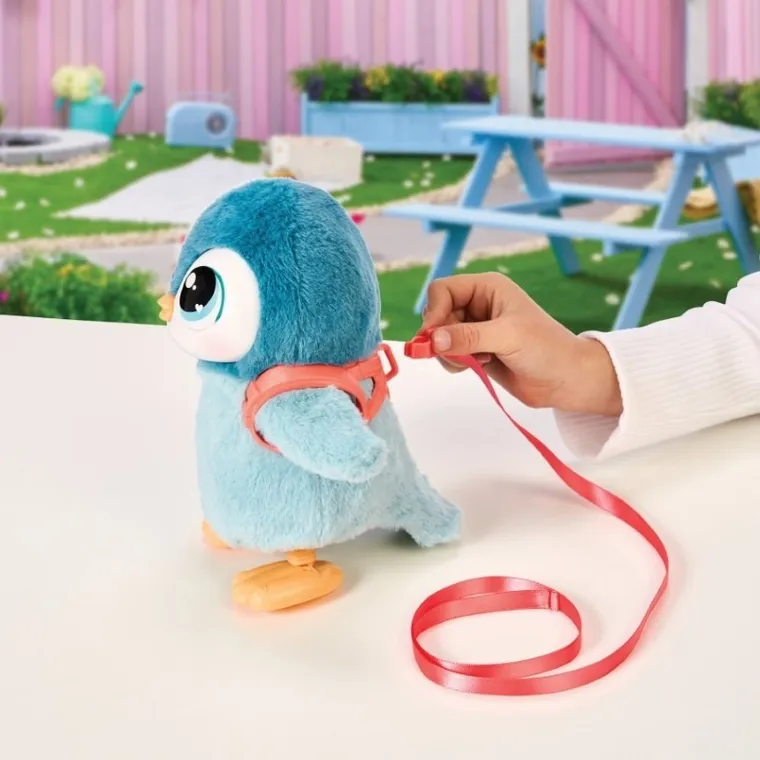 Little Live Pets, Chodzący Pingwinek Kiwaczek, maskotka interaktywna ze smyczą