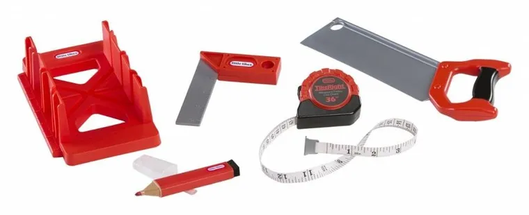 Little Tikes, zestaw do cięcia i pomiaru, stolarka