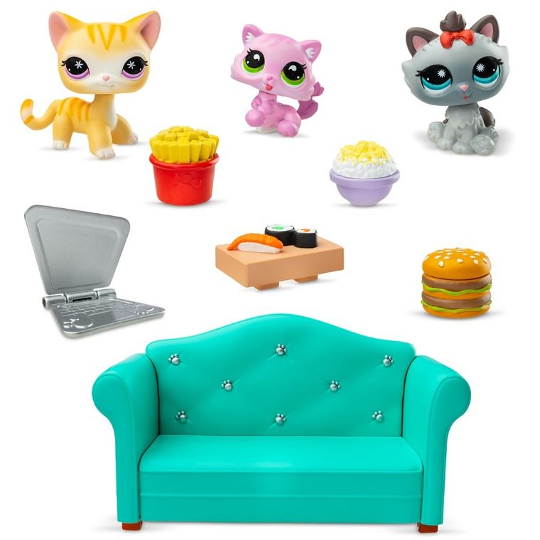 Littlest Pet Shop, Podwieczorek, zestaw 3 figurek