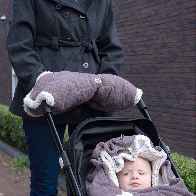 Lodger, Fleece, Mauve, mufka do wózka, polarowa, wrzosowa