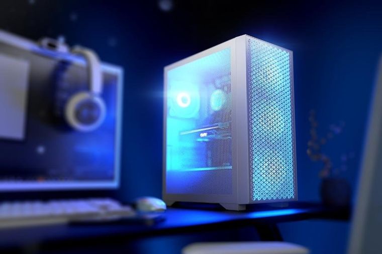 Logic Concept, Dart Pro ARGB Midi, obudowa, biała