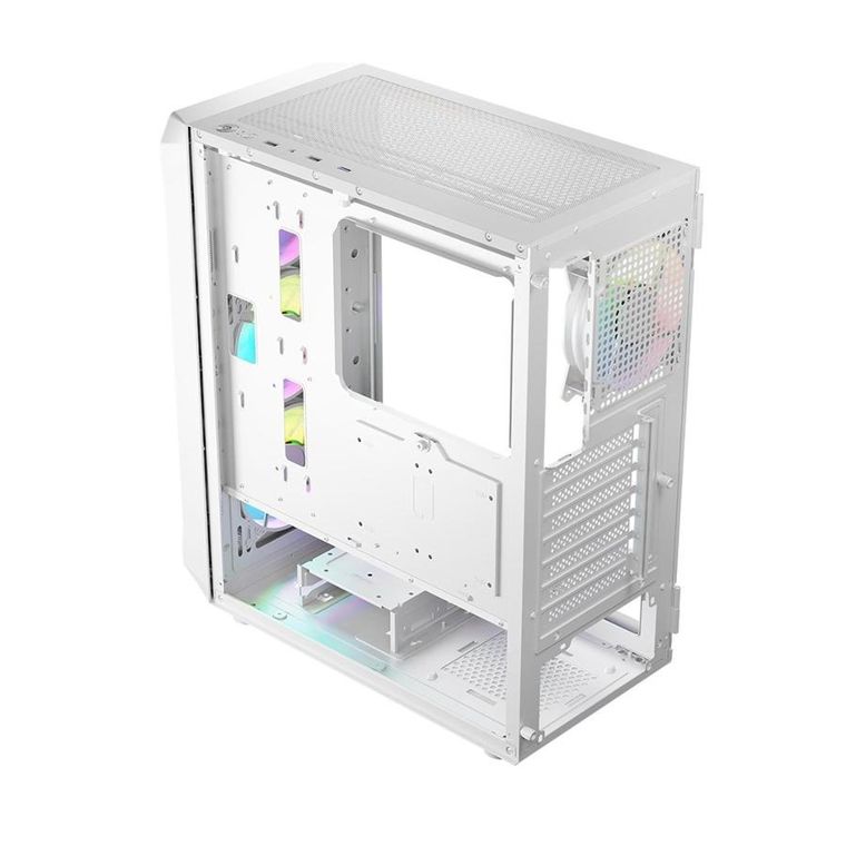 Logic Concept, obudowa komputerowa, Portos ARGB Midi USB 3.0, biała