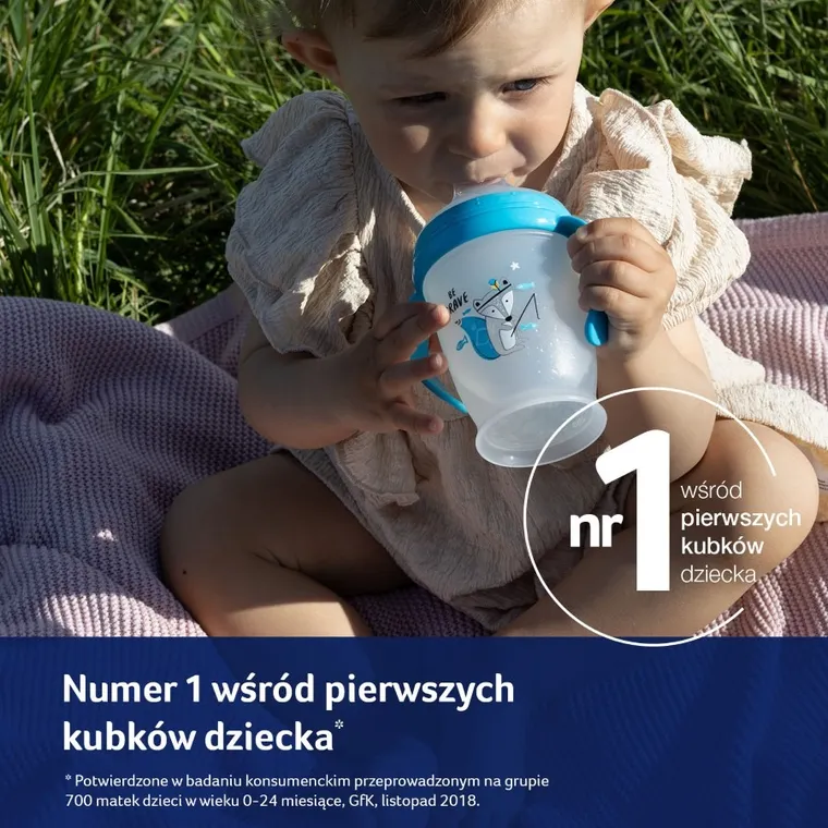 Lovi, Buddy Bear Junior, kubek niekapek, 6m+, 250 ml