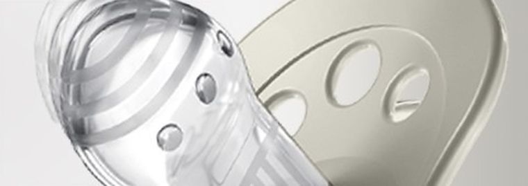 Lovi, Buddy Bear, smoczek dynamiczny, uspokajający, silikonowy, 0-3m, 2 szt.