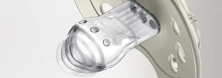 Lovi, Buddy Bear, smoczek dynamiczny, uspokajający, silikonowy, 6-18m, 2 szt.