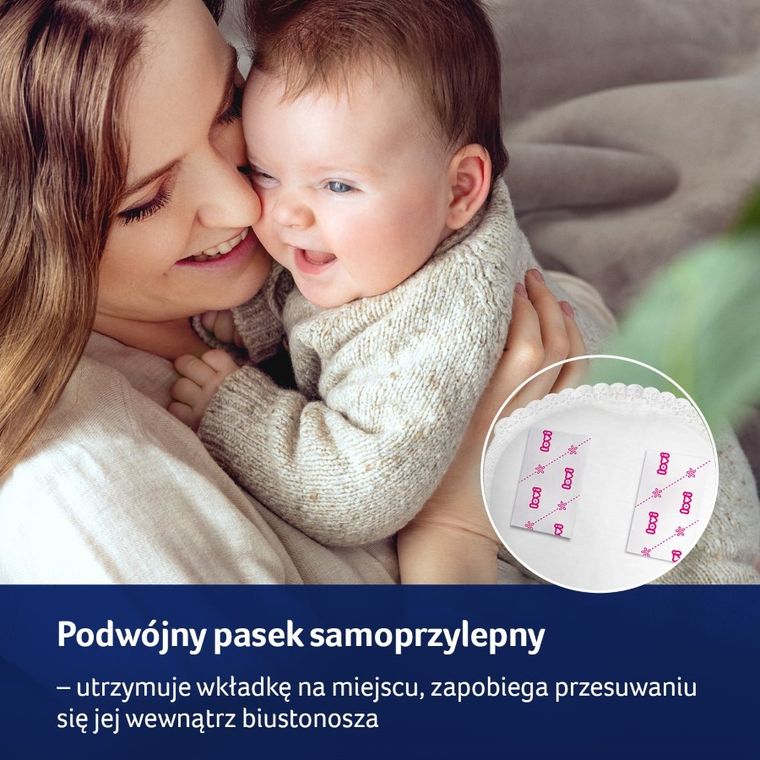 Lovi, Discreet Elegance, wkładki laktacyjne antybakteryjne, białe, 60 szt.