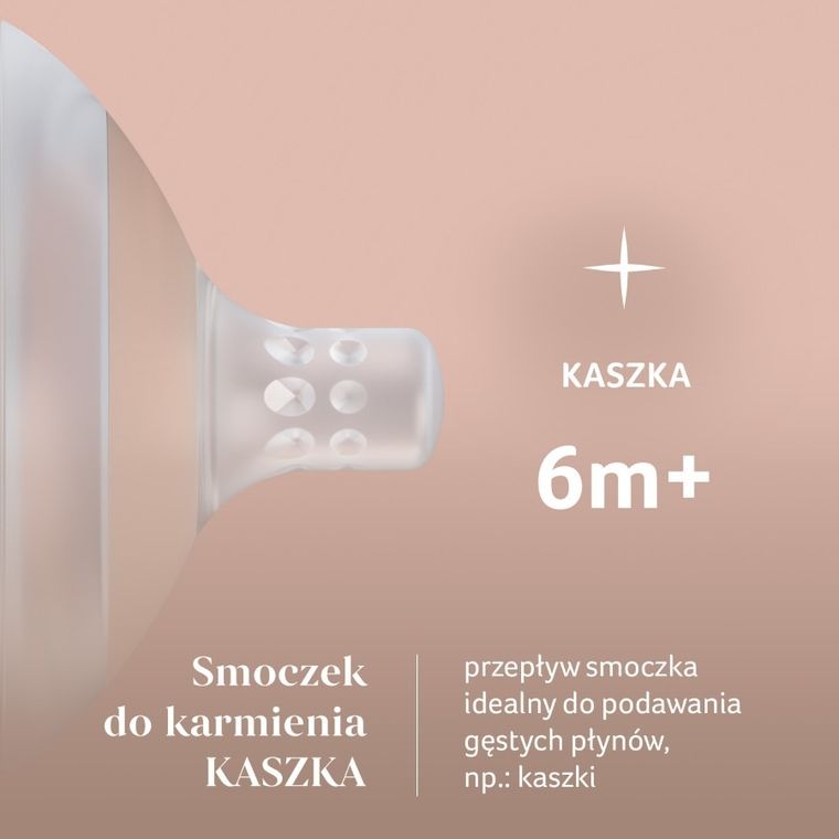 Lovi, Mammafeel, smoczek dynamiczny do karmienia, do kaszki, 6m+