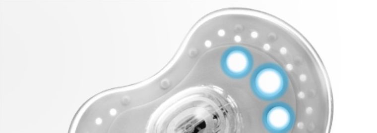 Lovi, Night&Day, smoczek silikonowy, dynamiczny, 6-18m, niebieski, 2 szt.