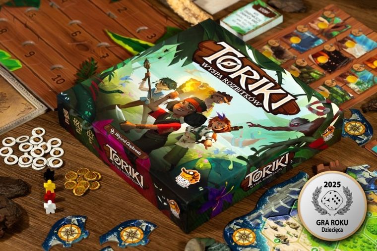 Lucky Duck Games, Toriki Wyspa rozbitków, gra familijna
