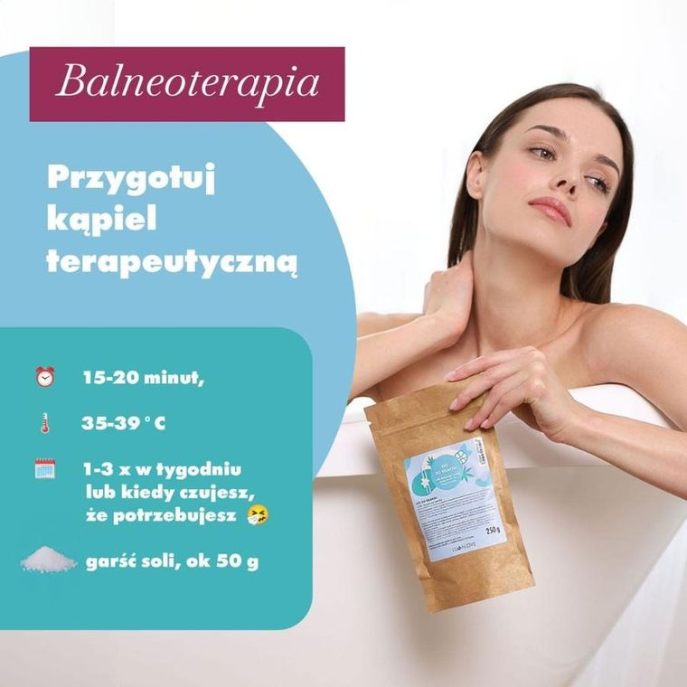 LullaLove, sól wspierająca z olejkami eterycznymi, tymianek i paczula, 250 g