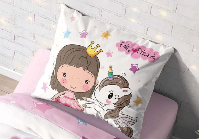 LuLuLand, Wróżka i Jednorożec, 2-częściowy komplet pościeli, 140-200 cm
