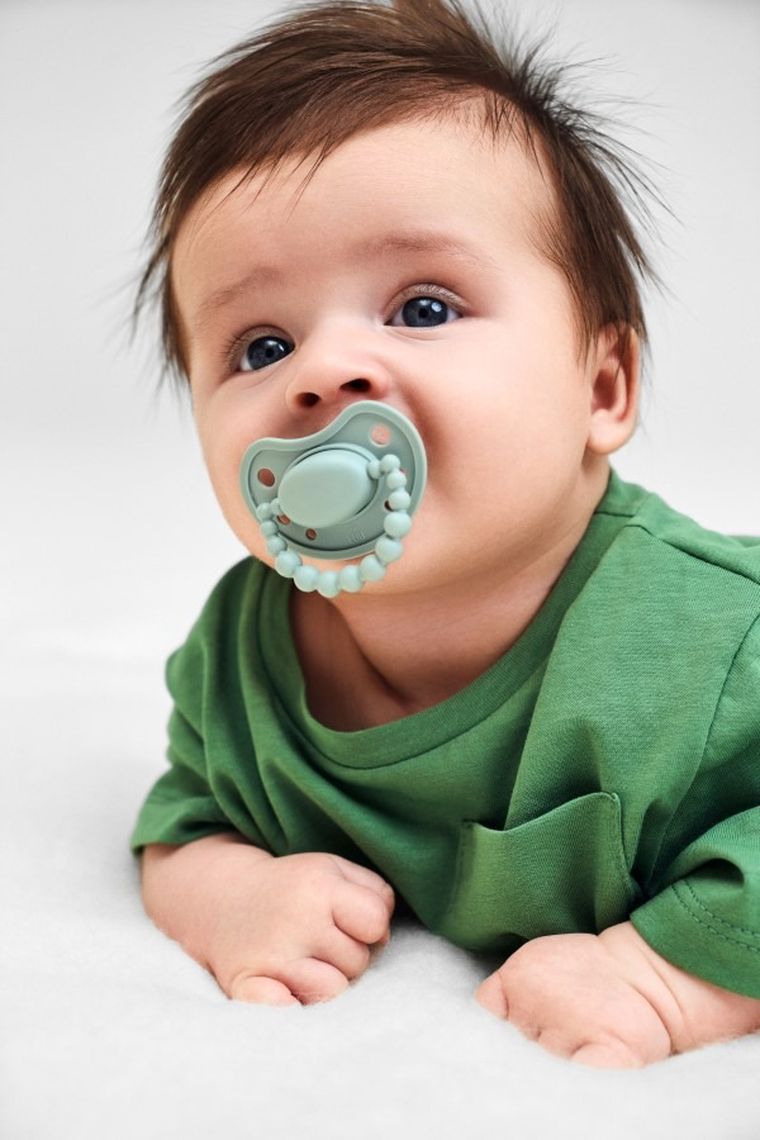 LUU Kids, smoczek pozycjonujący, Frozen Sage, 3-6m