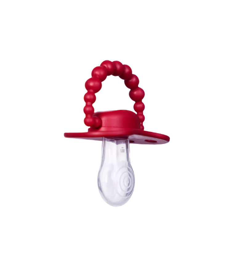 Luu Kids, smoczek pozycjonujący, Holy Green & Santa Red, 6m+, 2 szt.