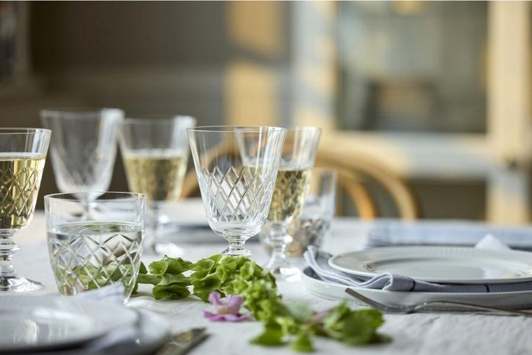 Lyngby Glas, kieliszki do białego wina ze szkła kryształowego, Eaton, 230 ml, 2 szt.