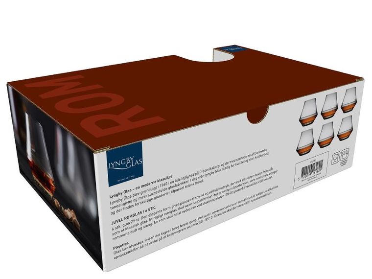Lyngby Glas, szklanki na rum, Juvel, 290 ml, 6 szt.