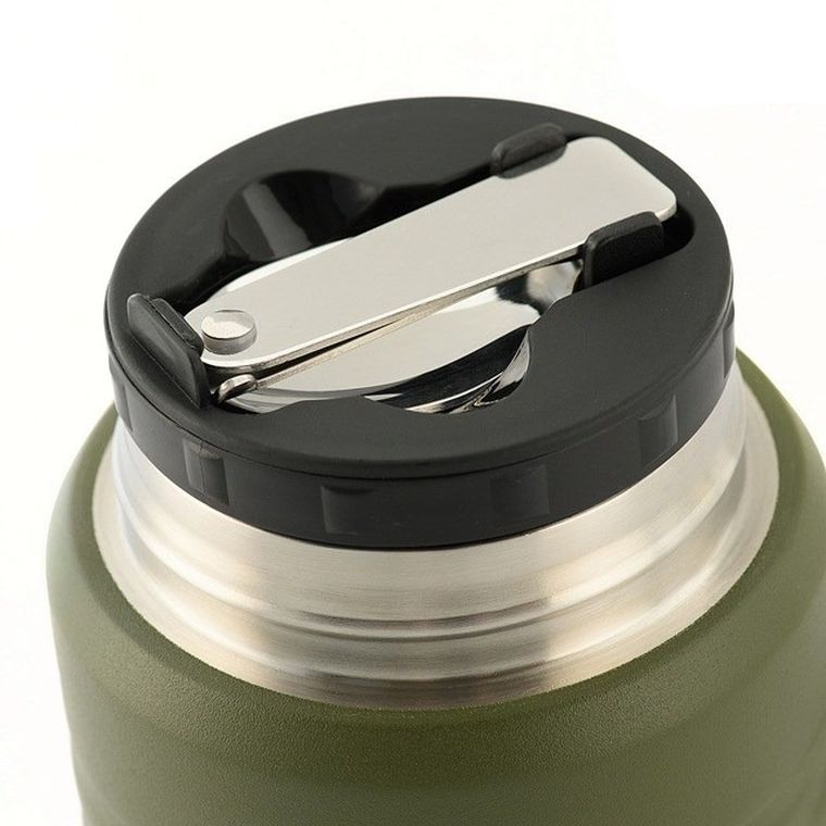 M-tac, Inox, termos obiadowy z łyżką ze stali, olive, 750 ml
