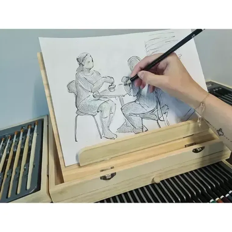 Maaleo, zestaw do malowania w walizce, 83 szt.